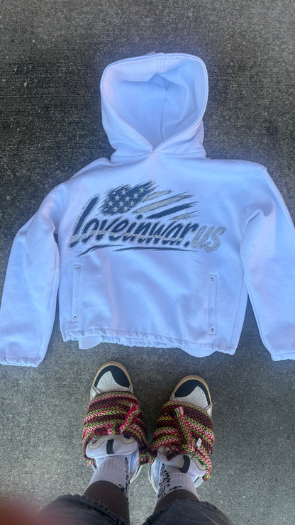 Loveinwar camo/usa hoodie