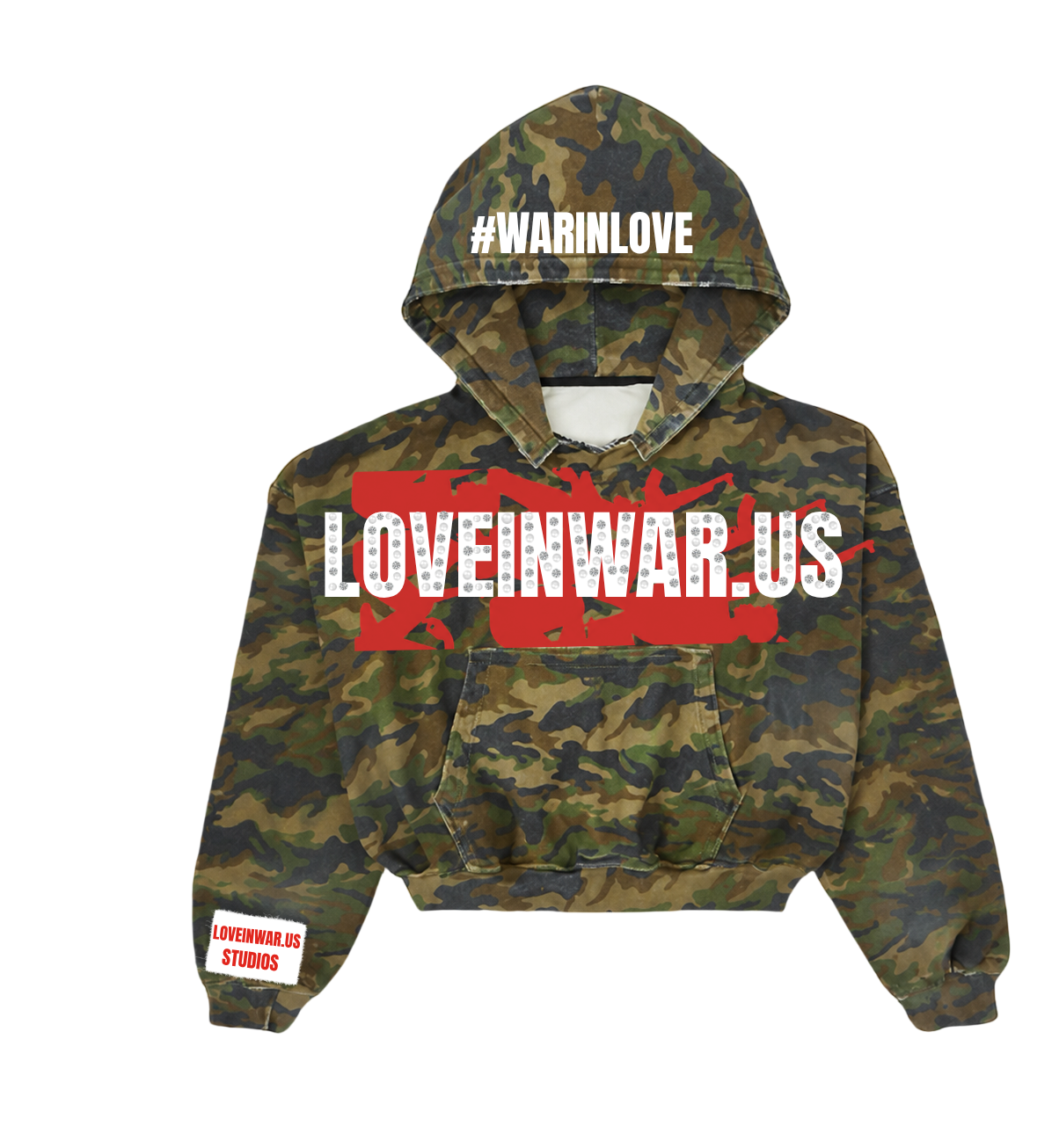 *BTS* CAMO HOODIE